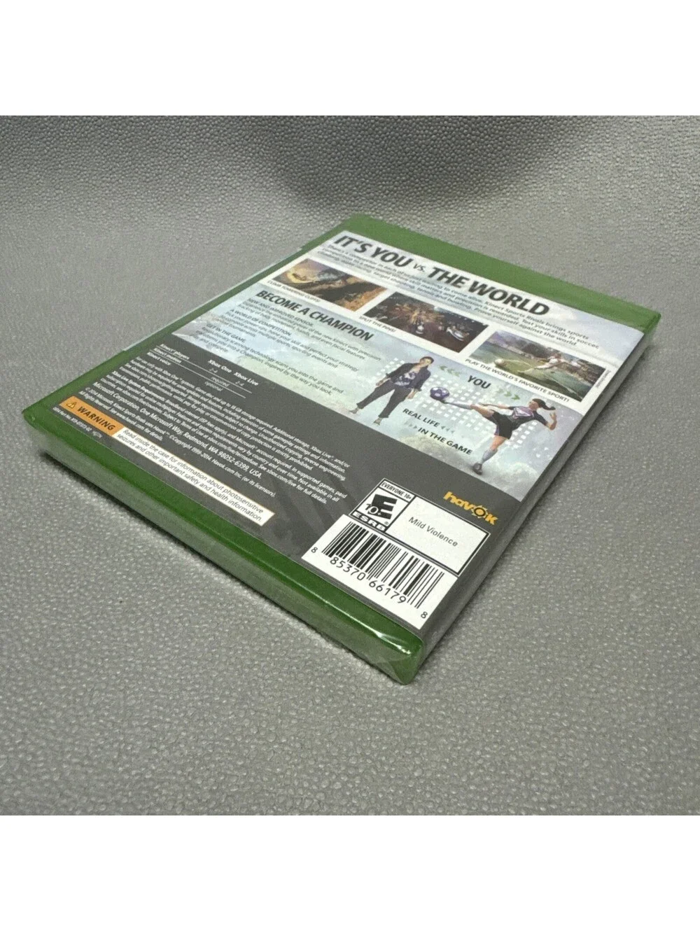 Kinect Sports Rivals (Microsoft Xbox One, 2014) Requires Kinect E 10+